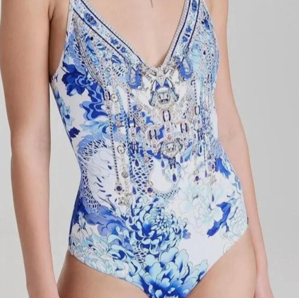NEW CAMILLA underwire cup one piece in heartofd